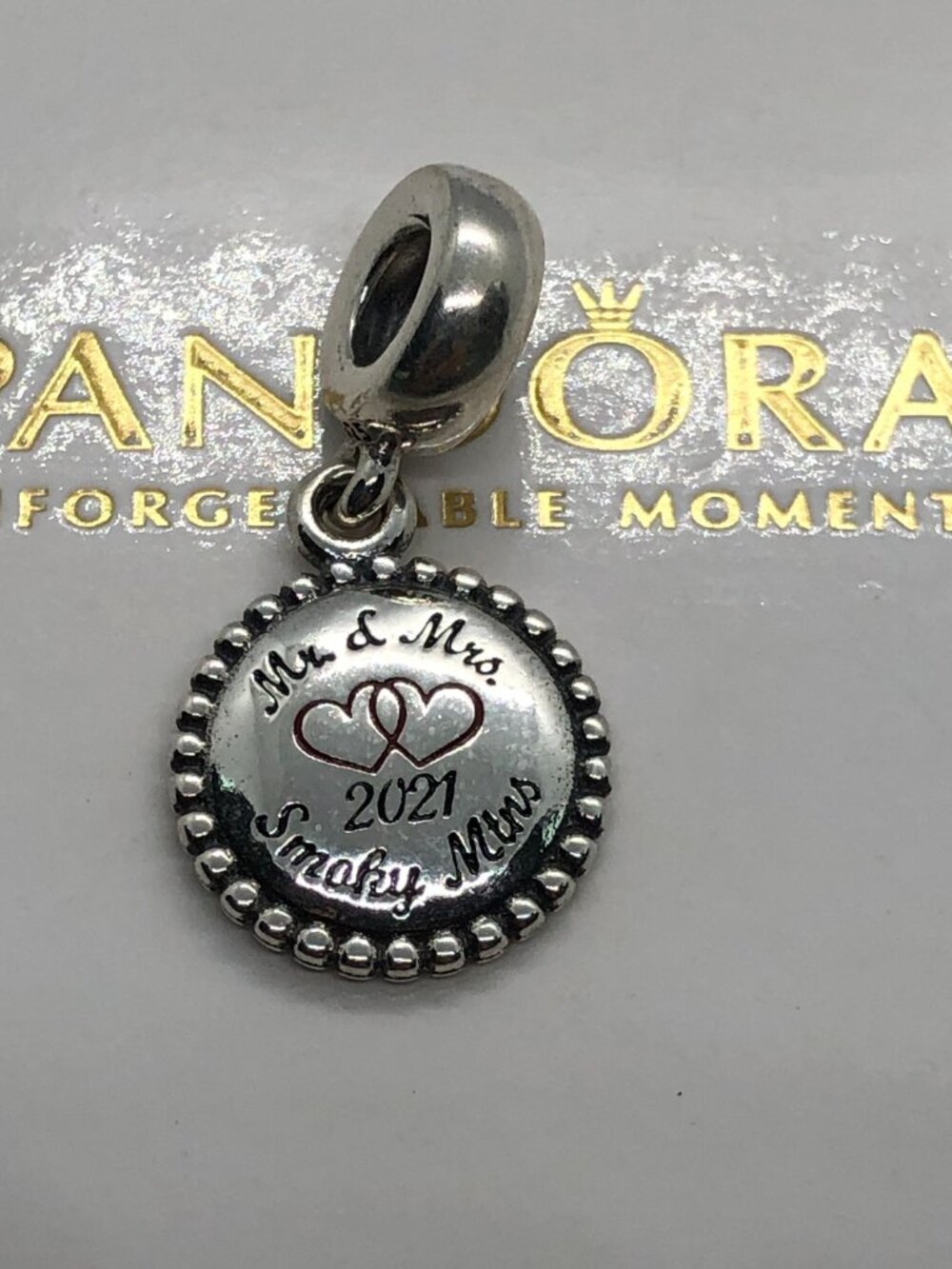 ✨🔥Pandora Mr. & Mrs. Smoky Mountains Pigeon Forge Tennessee Charm